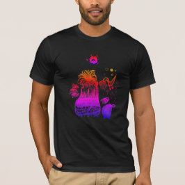 Farblich Cool Abstrakt T-Shirt