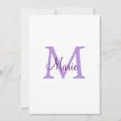 Farblich einfach, um Ihr Textbild hinzuzufügen Einladung (Vorderseite)