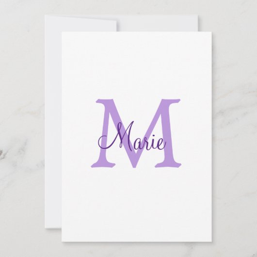 Farblich einfach, um Ihr Textbild hinzuzufügen Einladung (Vorderseite)