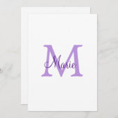 Farblich einfach, um Ihr Textbild hinzuzufügen Einladung (Vorne/Hinten)