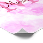 Farblich einfach, um Ihr Textbild hinzuzufügen Poster (Ecke)