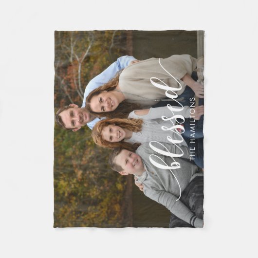 Farblich einstellbare Blankenfarbe für gesegnetes Fleecedecke (Vorderseite)