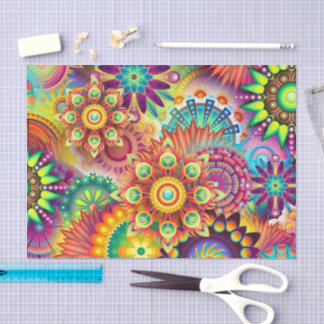 Farblich entworfenes Papiertaschentuch (Entkopuge) Seidenpapier