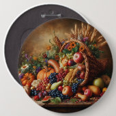 Farblich/Erntedank/Cornucopie/Fall Button (Vorne & Hinten)