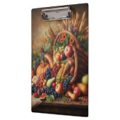 Farblich/Erntedank/Cornucopie/Fall Klemmbrett (Links)