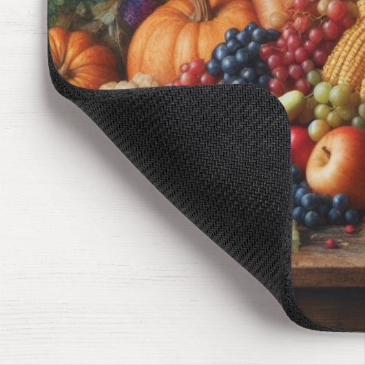 Farblich/Erntedank/Cornucopie/Fall Mousepad (Ecke)