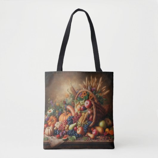 Farblich/Erntedank/Cornucopie/Fall Tasche (Vorderseite)