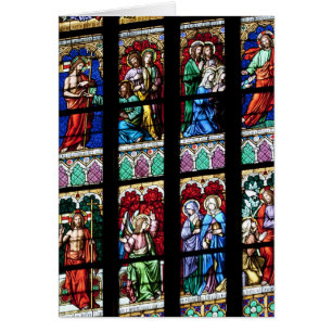 Farblich festes Glasfenster 2/3