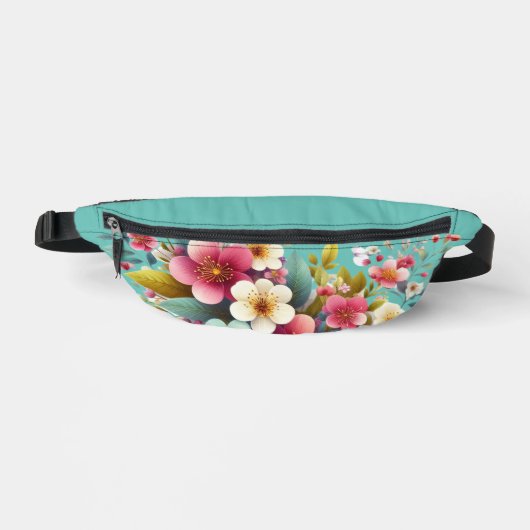 Farblich, Frühling/Blumen Bauchtasche (Vorderseite)