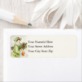 Farblich gekleidete Frau Weihnachts-Shopping (Insitu)