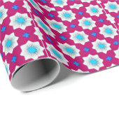 Farblich, geometrisch, cool, modern, trendig geschenkpapier (Rolleneckpunkt)