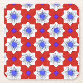 Farblich, geometrisch, cool, modern, trendig rechteckiger pappuntersetzer