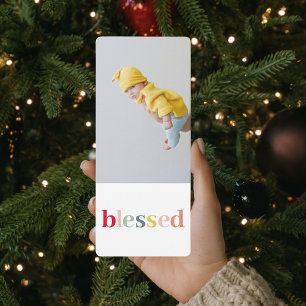 Farblich gesegnet mit Foto   Happy Holidays