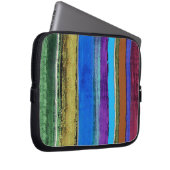 Farblich gestreift laptopschutzhülle (Vorne Rechts)