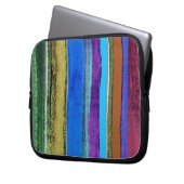 Farblich gestreift laptopschutzhülle (Vorderseite Links)