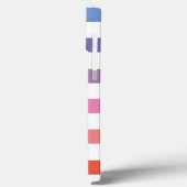 Farblich gestreiftes iPhone/iPad-Gehäuse Case-Mate iPhone Hülle (Rückseite / Links)
