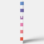 Farblich gestreiftes iPhone/iPad-Gehäuse Case-Mate iPhone Hülle (Rückseite / Rechts)