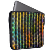 Farblich getragen mit schwarzen Polka-Punkten, gel Laptopschutzhülle (Vorne Rechts)