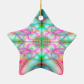 Farblich gezeichnet Muster Keramik Ornament (Vorne)
