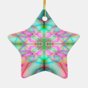 Farblich gezeichnet Muster Keramik Ornament