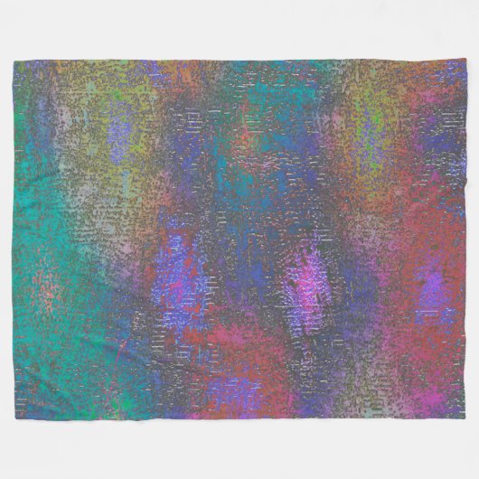 Farblich glatter, geschliffener Schimmer, alter Fl Fleecedecke (Vorderseite (Horizontal))