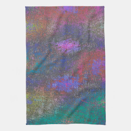 Farblich glatter, geschliffener Schimmer, alter Fl Geschirrtuch (Vertikal)