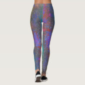 Farblich glatter, geschliffener Schimmer, alter Fl Leggings (Rückseite)