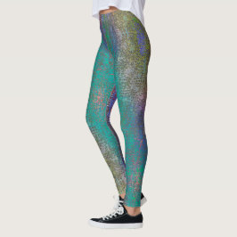 Farblich glatter, geschliffener Schimmer, alter Fl Leggings