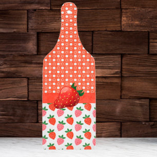 Farblich Juicy Strawberry Paddle Schneidebrett