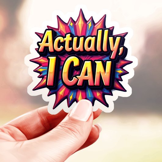 Farblich kann ich aufkleber