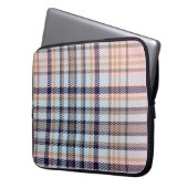 Farblich Kariert strukturiert, nahtlos strukturier Laptopschutzhülle (Vorderseite Links)