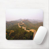 Farblich landschaftlich an der großen Mauer der Ch Mousepad (Mit Mouse)