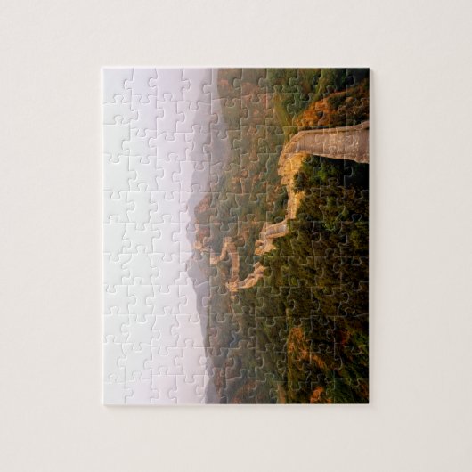 Farblich landschaftlich an der großen Mauer der Ch Puzzle (Vertikal)