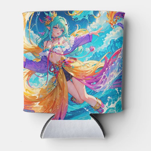 Farblich/lebhaft/Cartoon Dosenkühler (Vorderseite)