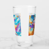 Farblich/lebhaft/Cartoon Glas (Links)