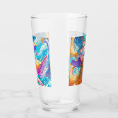 Farblich/lebhaft/Cartoon Glas (Rechts)