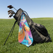 Farblich/lebhaft/Cartoon Golfhandtuch (Gras)