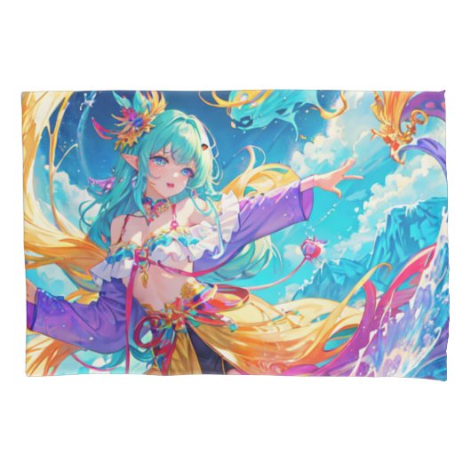 Farblich/lebhaft/Cartoon Kissenbezug (Vorderseite)