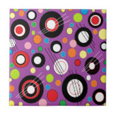 Farblich Lila Fliese (Vorderseite)