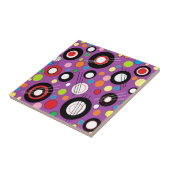 Farblich Lila Fliese (Seite)