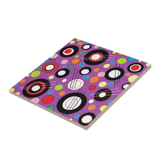 Farblich Lila Fliese (Seite)