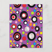 Farblich Lila Postkarte (Vorderseite)