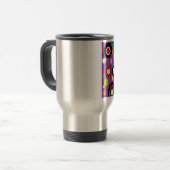 Farblich Lila Reisebecher (Vorderseite Links)