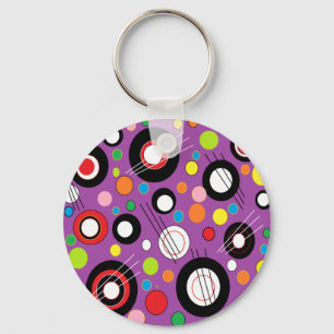 Farblich Lila Schlüsselanhänger