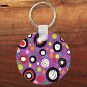 Farblich Lila Schlüsselanhänger (Vorderseite)