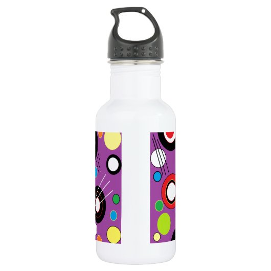 Farblich Lila Trinkflasche (Rückseite)