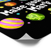 Farblich machen Sie Ihre Mark Happy Dot Day Teache Poster (Ecke)