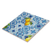 Farblich, mediterran, mosaik, blau, Zitrone, Fliese (Seite)