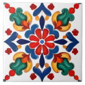 Farblich, mediterran, mosaik, fliese (Vorderseite)