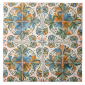 Farblich, mediterran, mosaik, fliese (Vorderseite)